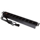 9 prize, Montare in rack, ABS, Negru